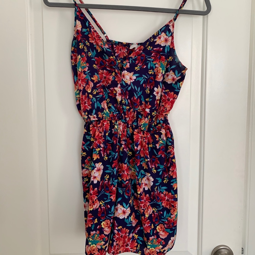 Flower Print Romper - image 1